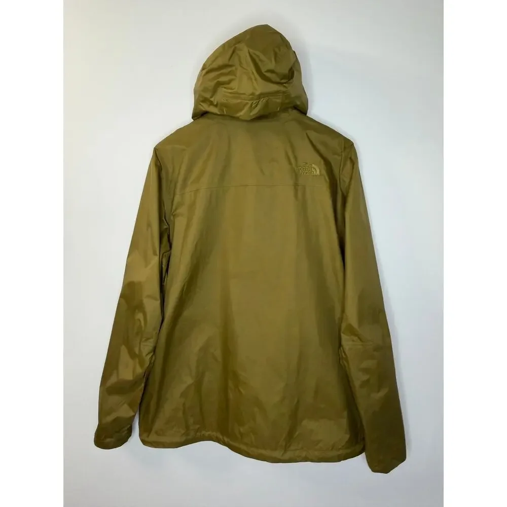 THE NORTH FACE Venture 2 Waterproof Hooded Rain Jacket Olive Men's XL